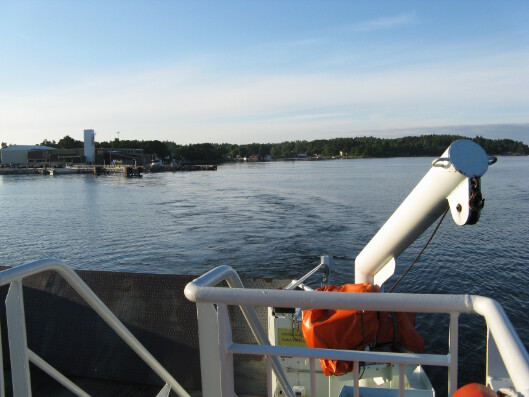 On a ferry ride in Archipelago Sea. Lautan kyydissä Saaristomerellä.