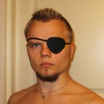 My real pirate eye patch.